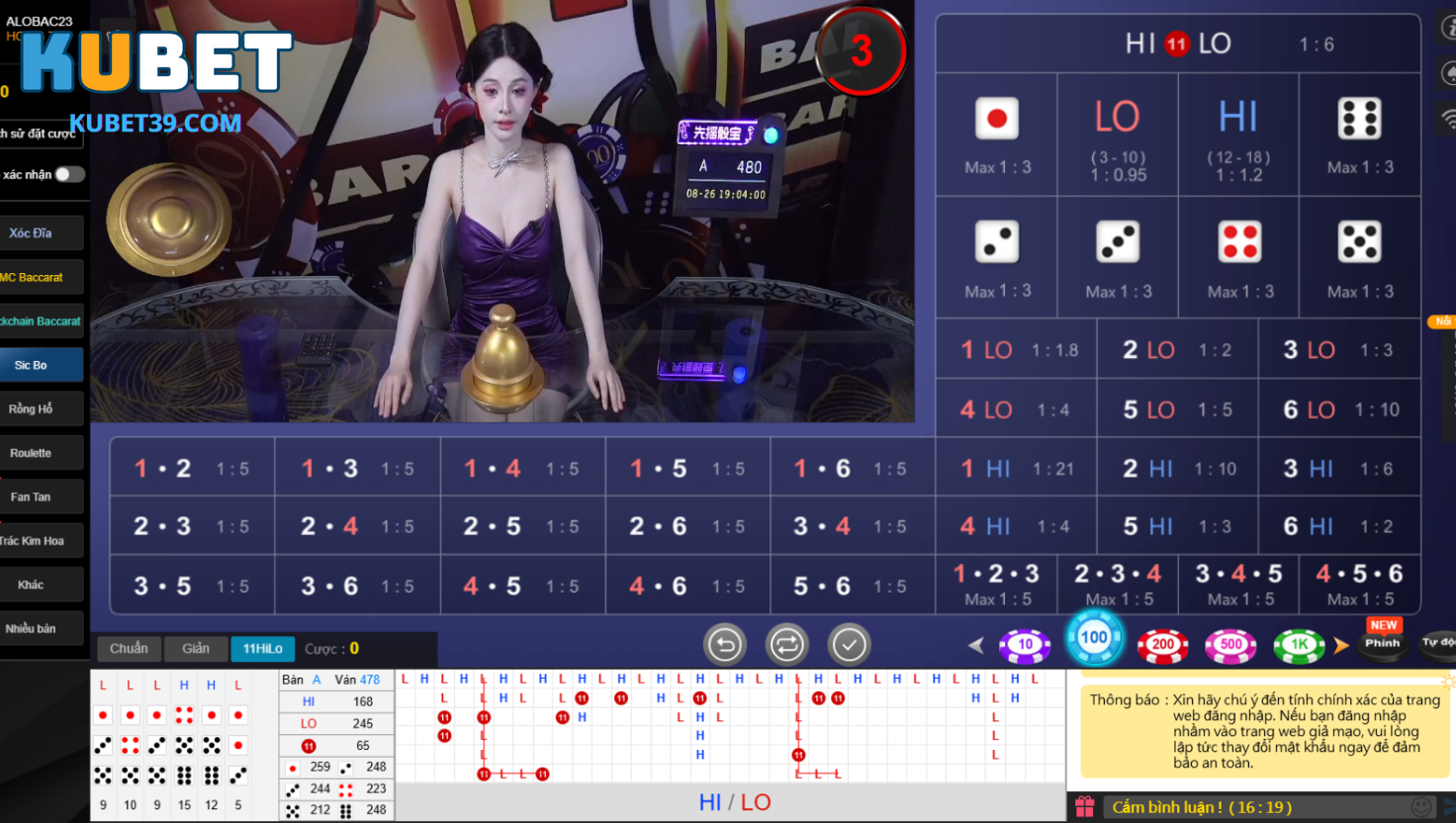 Hướng dẫn nhanh cách tham gia Tài Xỉu KUBET đơn giản