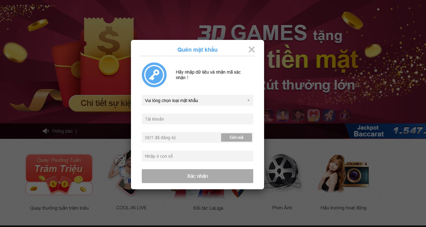 Nếu bạn quên mật khẩu, đừng lo lắng vì Kubet đã cung cấp tùy chọn "Quên mật khẩu?" để hỗ trợ